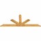 Ekena Millwork Saratoga Rough Sawn Timber Gable Bracket, Western Red Cedar, 96"W x 40"H x 2"D x 6"F, 10/12 Pitch GBW096X40X0206SAR00RWR - alternate 3